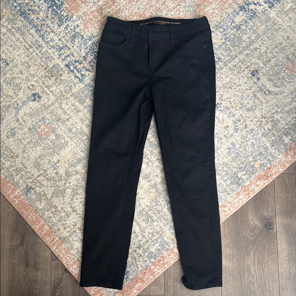 Chico’s Women's Black Slim Leg Ankle Jeans size 2